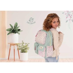 Schulrucksack Decuevas Bunt Blomster 40 x 18 x 30 cm