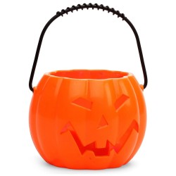 Halloween-Dekoration Ø 10 cm Kürbis Orange (10 cm)