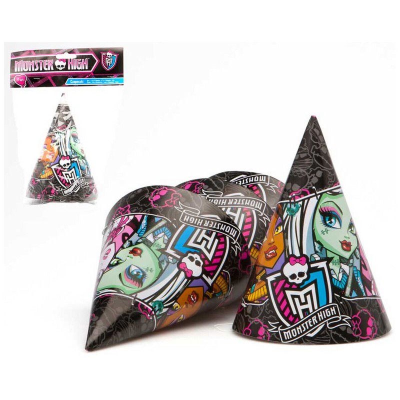 Set Partyartikel Monster High 4 uds Hut