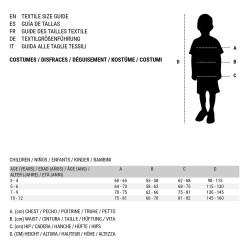 Verkleidung für Kinder 5476 Schwarz (2 Stücke) (5-6)