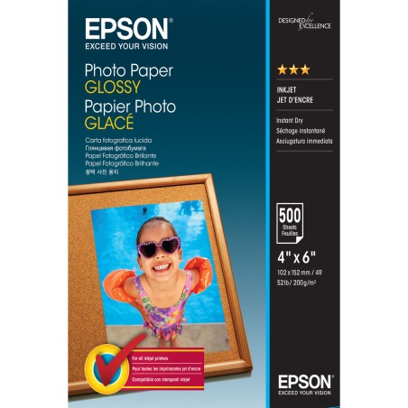 Tinte und Fotopapierpackung Epson C13S042549 500 Blatt (1 Stück)