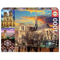 Puzzle Educa Notre Dame 1000 Stücke