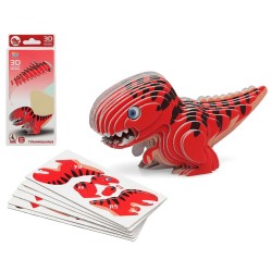 3D Puzzle Dino 18 x 8 cm Rot (MPN S1129301)