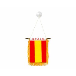 Fahne 12 cm Spanien Saugnapfbefestigung