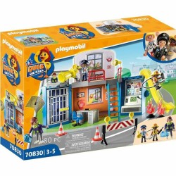 Playset Playmobil Duck on Call Polizei Die Basisstation 70830 (70 pcs)