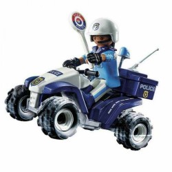 Spielset Fahrzeuge Playmobil Speed Quad City Action 71092 Polizei (21 pcs)