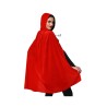 Cape Mit Kapuze 100 cm Rot