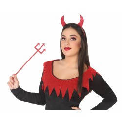 Zubehör für Verkleidung Rot Dämon Polyester Halloween