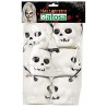 Halloween-Dekoration 6 uds Ø 7 cm Totenkopf