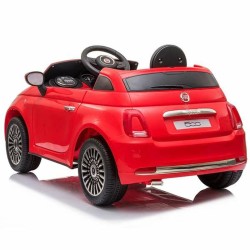 Elektroauto für Kinder Fiat 500 Rot Mit Fernbedienung MP3 30 W 6 V 113 x 67,5 x 53 cm