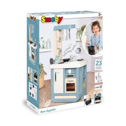 Spielküche Smoby Bon Appetit 52 x 32,5 x 95,7 cm Beige Blau