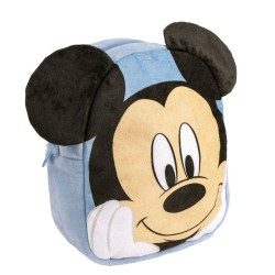 Schulrucksack Mickey Mouse Hellblau 18 x 22 x 8 cm