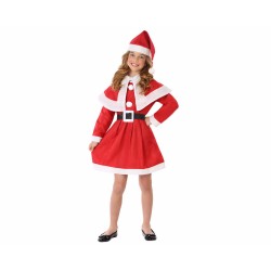 Verkleidung für Kinder Rot Weihnachtsfrau Weihnachten Mädchen