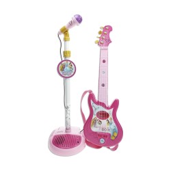 Kindergitarre Disney Princess Mikrofon Rosa Disney Prinzessinnen