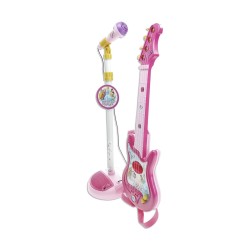 Kindergitarre Disney Princess Mikrofon Rosa Disney Prinzessinnen