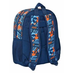 Schulrucksack Hot Wheels Speed Club Marineblau 32 x 38 x 12 cm