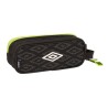 Zweifaches Mehrzweck-Etui Umbro Lima Schwarz 21 x 8 x 6 cm