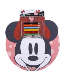 Papierwaren-Set Minnie Mouse Notizbuch (30 x 30 x 1 cm)