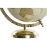 Terraqueo-Globus Home ESPRIT Gold PVC Aluminium 20 x 20 x 30 cm