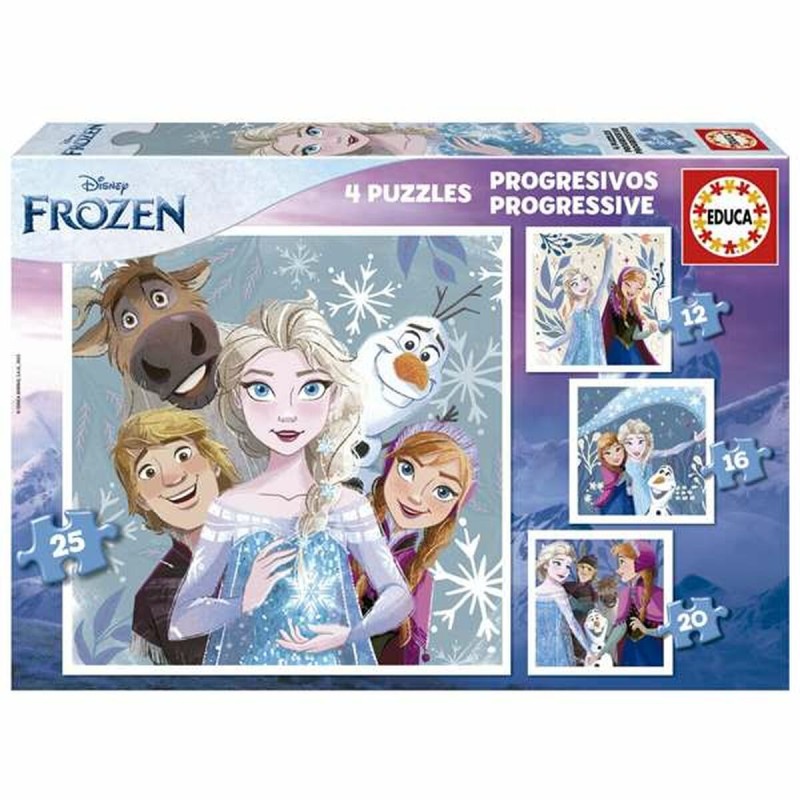 Puzzle Frozen Progressiver Schwierigkeitsgrad