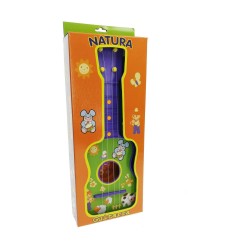 Kindergitarre Reig Lila grün 4 Seile