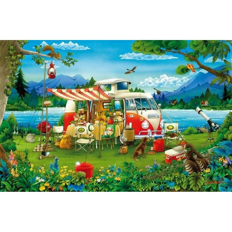 Puzzle Educa Holidays in the countryside 1000 Stücke