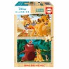 Set mit 2 Puzzeln The Lion King Classics 25 Stücke