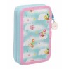 Doppel-Federtasche Gabby's Dollhouse Sweet Home Hellblau 12,5 x 19,5 x 4 cm