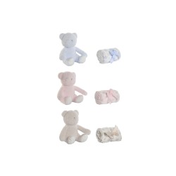 Baby-Geschenk-Set Home ESPRIT Blau Beige Rosa Polyester (3 Stück)
