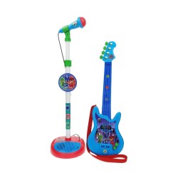 Kindergitarre PJ Masks Mikrofon Blau