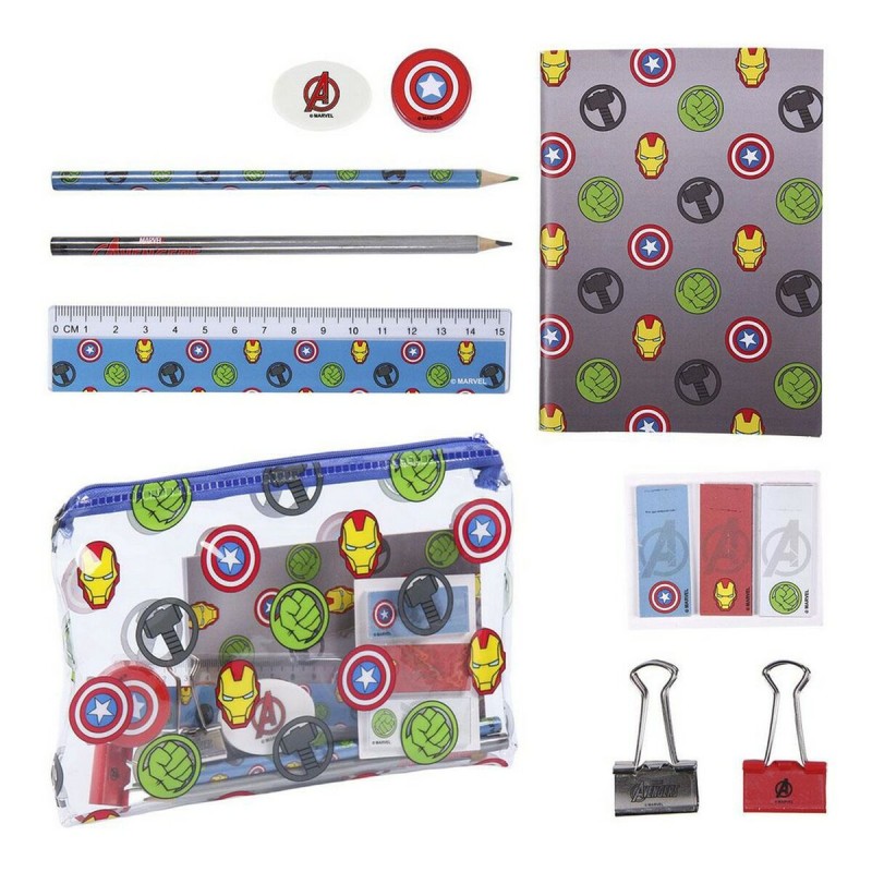 Papierwaren-Set The Avengers Grau (12 pcs)