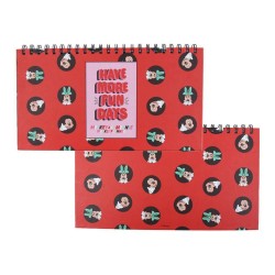 Wochenplaner Minnie Mouse Block Papier (35 x 16,7 x 1 cm)