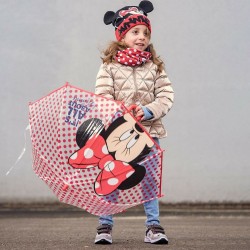 Regenschirm Minnie Mouse Rot (Ø 71 cm)