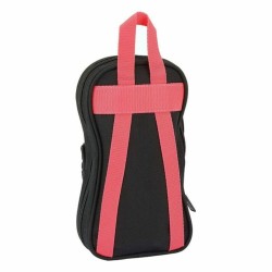 Rucksack mit Federtaschen F.C. Barcelona Schwarz 12 x 23 x 5 cm