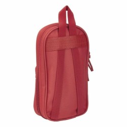 Rucksack mit Federtaschen Sevilla Fútbol Club Rot 12 x 23 x 5 cm