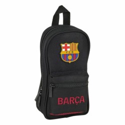 Rucksack mit Federtaschen F.C. Barcelona Schwarz 12 x 23 x 5 cm