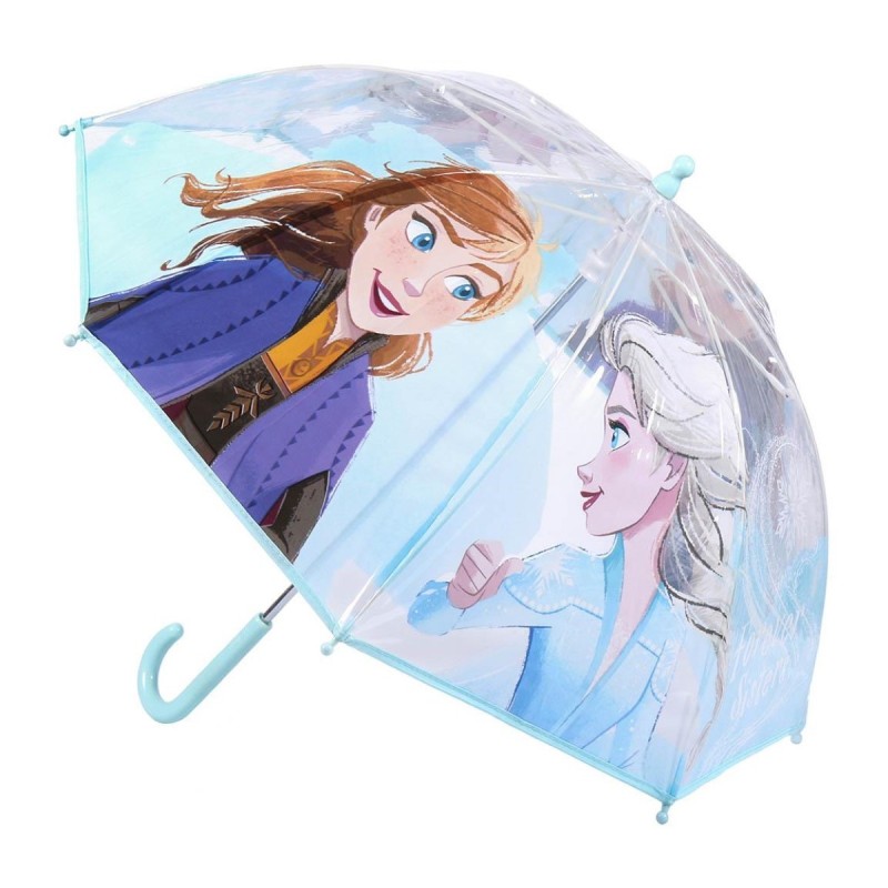 Regenschirm Frozen Blau PoE 100 % POE 45 cm (Ø 71 cm)