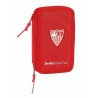 Doppel-Federtasche Sevilla Fútbol Club M854 Rot 12.5 x 19.5 x 4 cm (28 Stücke)