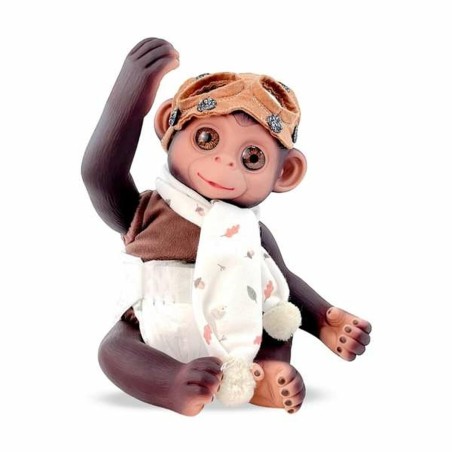 Babypuppe Berjuan Anireal 35 cm Pilot Affe