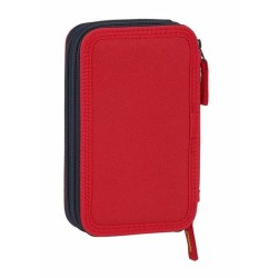 Doppel-Federtasche RFEF M854 Rot 12.5 x 19.5 x 4 cm (28 Stücke)