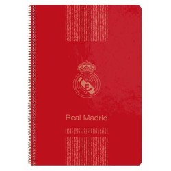 Ringbuch der Ringe Real Madrid C.F. Rot A4 80 Blatt