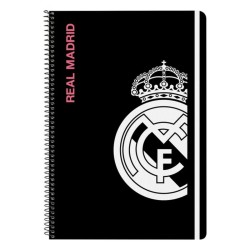 Ringbuch der Ringe Real Madrid C.F. Weiß Schwarz A4 80 Blatt