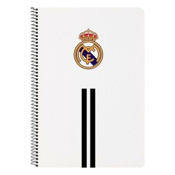 Ringbuch der Ringe Real Madrid C.F. Weiß Schwarz A4 80 Blatt