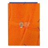 Faltblatt Valencia Basket M068 Blau Orange A4