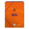 Faltblatt Valencia Basket M068 Blau Orange A4