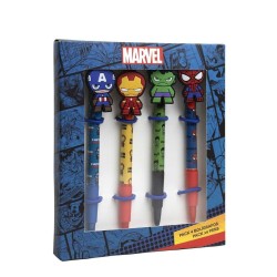 Kugelschreiber-Set Marvel 4 Stücke Bunt