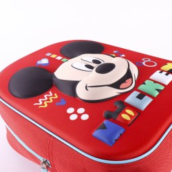 Schulrucksack Mickey Mouse Rot (25 x 31 x 10 cm)