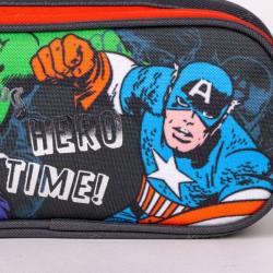 Zweifaches Mehrzweck-Etui The Avengers 22,5 x 8 x 10 cm Schwarz