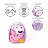 Schulrucksack Peppa Pig Lila 18 x 22 x 8 cm