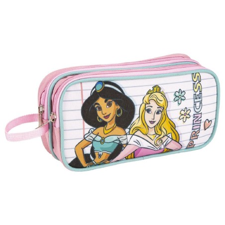 Zweifaches Mehrzweck-Etui Disney Princess Rosa 22,5 x 8 x 10 cm